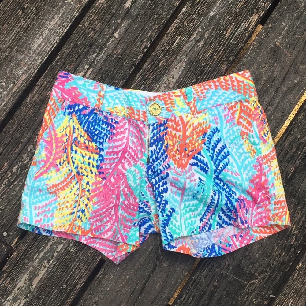 Lily Pulitzer-Printed Callahan Short-Size 0